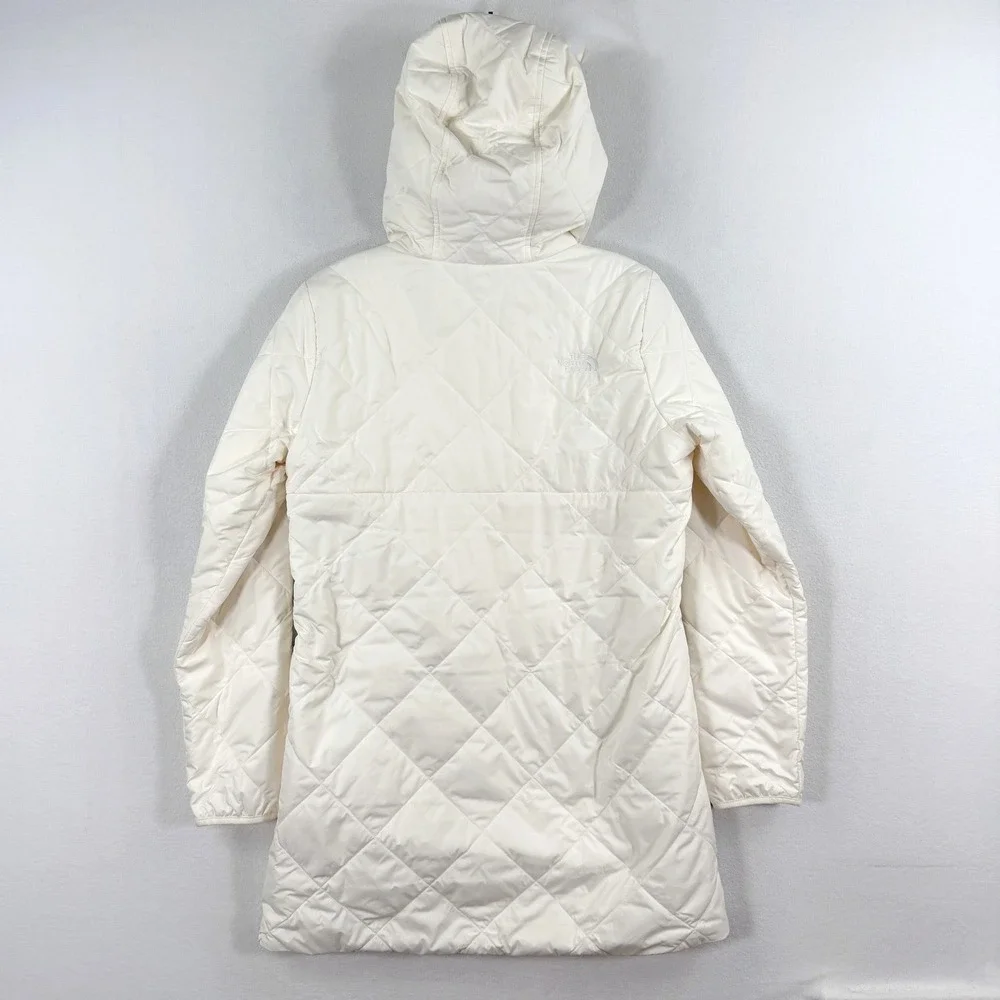 The North‎ Face Shady Glade Parka Shearling Size S Womens White Dune NEW